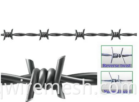 Factory Supply Hot Dipped Barb Wire Razor Galvanized Razor Anti-Rust Barbed Wire Fence Farm Fence